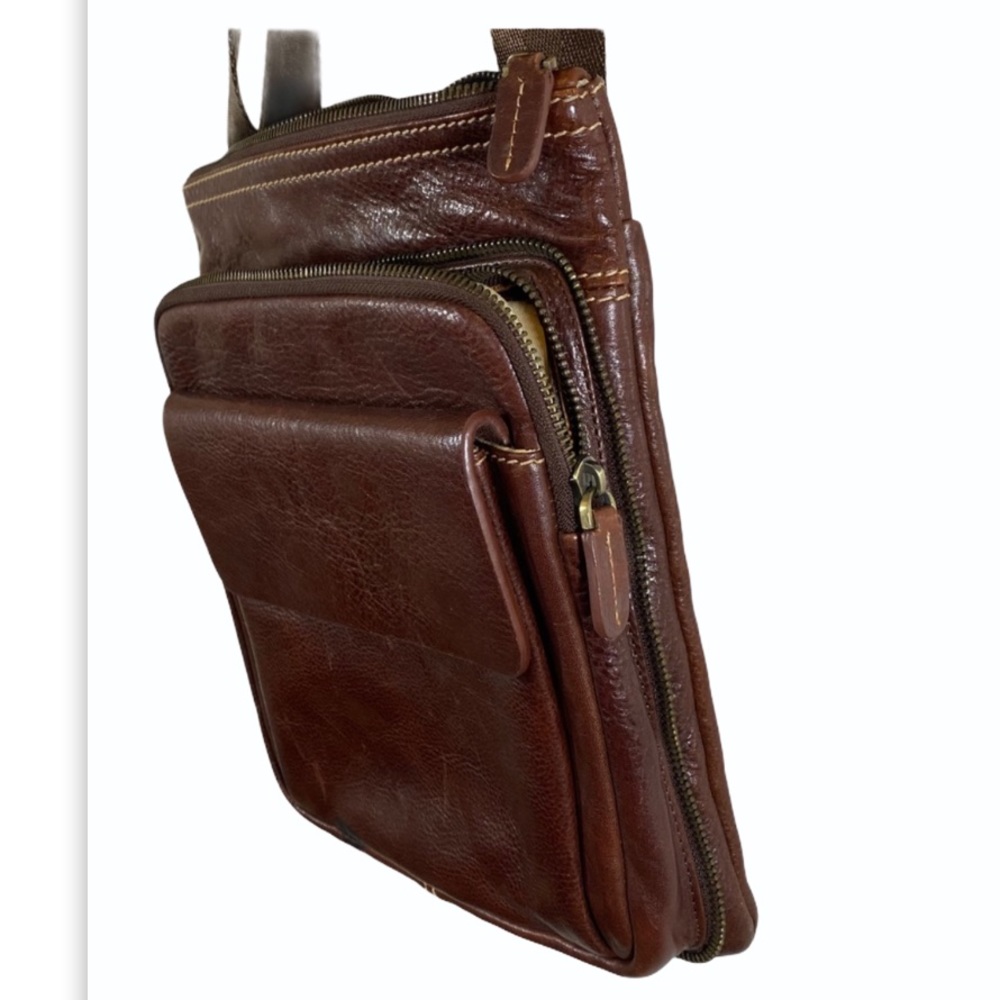💼VERA PELLE ITALY - Leather Cross-body Bag